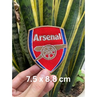 Sticker Patch thêu dán ủi logo ARSENAL, patch dán ủi quần áo, sticker bóng đá ngoại hạng anh