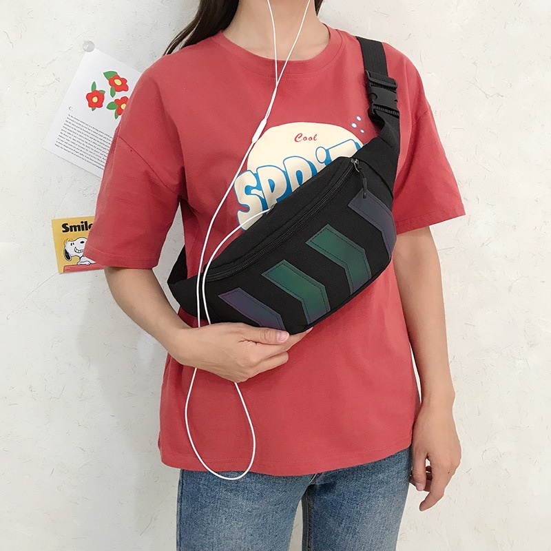 Túi Đeo Chéo Vai Bằng Vải Thời Trang Sành Điệu Bắt Mắt Cho Nữ