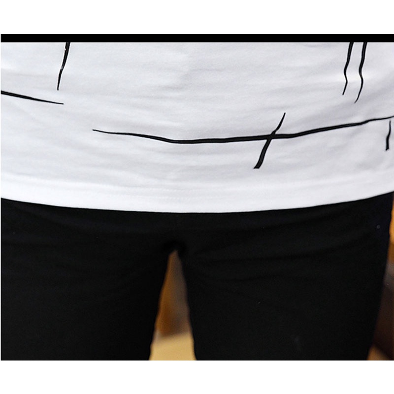 Áo Thun Tay Ngắn Cổ Tròn Dáng Ôm Thời Trang Mùa Hè Phong Cách Hàn Quốc Cho Nam