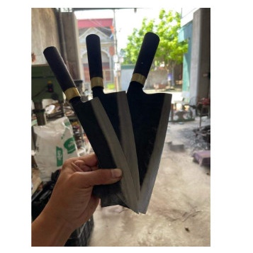 Bộ dao 3 món, Bộ dao làm bằng thép nhíp ô tô cao cấp  Nhíp Khâu Đồng - Dao Thép Nhíp Khâu 100%