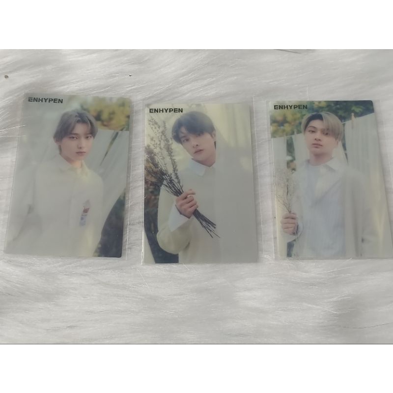 Thẻ ảnh pob photocard hakanai enhypen single nhật official chính hãng xinh đẹp Sunoo Jake jay