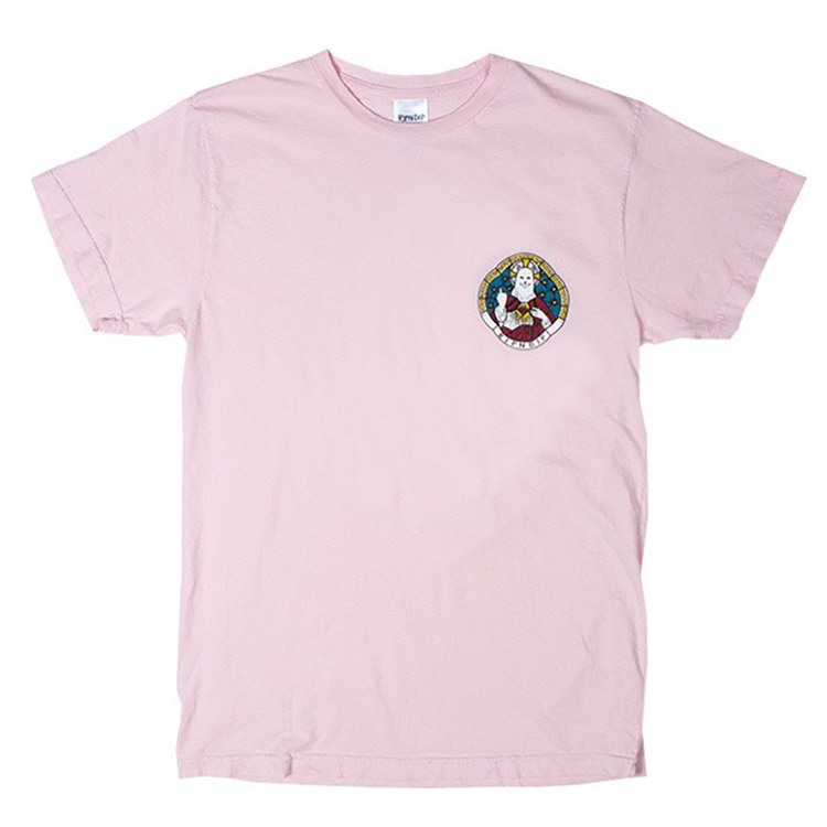 Ripndip Áo Thun Ngắn Tay In Hình Mèo Đeo Kính Cá Tính