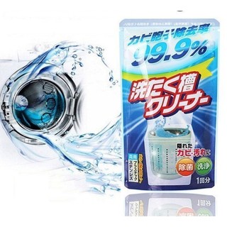 Bột làm sạch lồng máy giặt cực mạnh Rocket Soap túi 120g Loại bỏ các vết bẩn, nấm mốc ở sâu trong lồng giặt