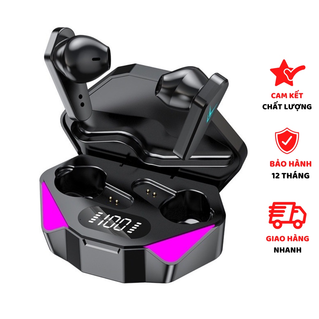 Tai Nghe Bluetooth X15 TWS 5.0 Có Micro Không Dây Nghe Gọi Thanh Sống Động Kết Nối Mạnh Mẽ - X15