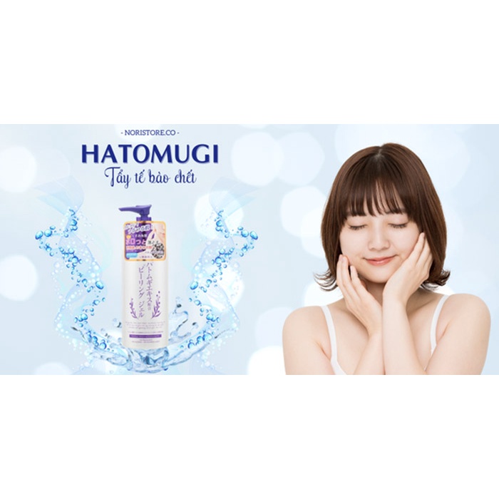 Gel Tẩy Tế Bào Chết Mặt Hatomugi Platinum Label 300g