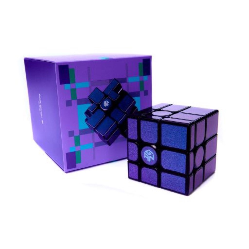 Rubik Gan Mirror M Purple có nam châm❤Rubik biến thể gương