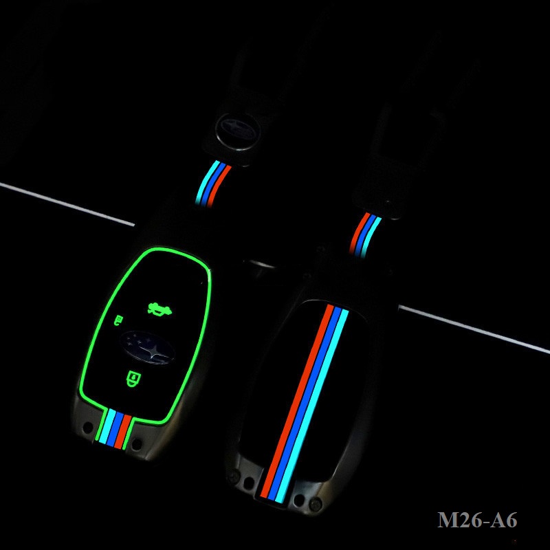 Vỏ ốp khoá xe hơi - Bọc chìa smartkey ô tô Subaru Forester, Outback, XV, WR -pk.6