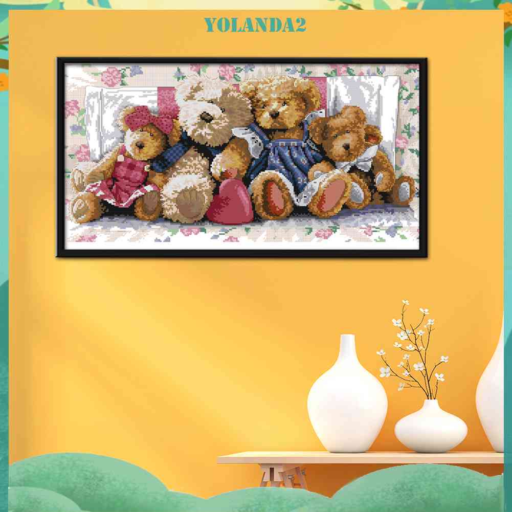 Tranh Thêu Chữ Thập 14CT Họa Tiết Hoạt Hình