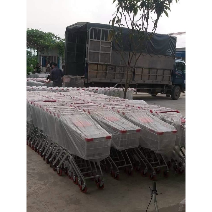 Xe đẩy siêu thị 100l