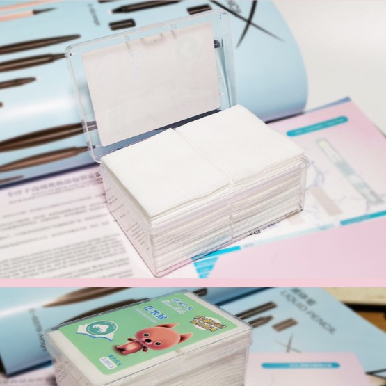 Hộp 200 Bông Tẩy Trang Dùng Một Lần Tiện Dụng