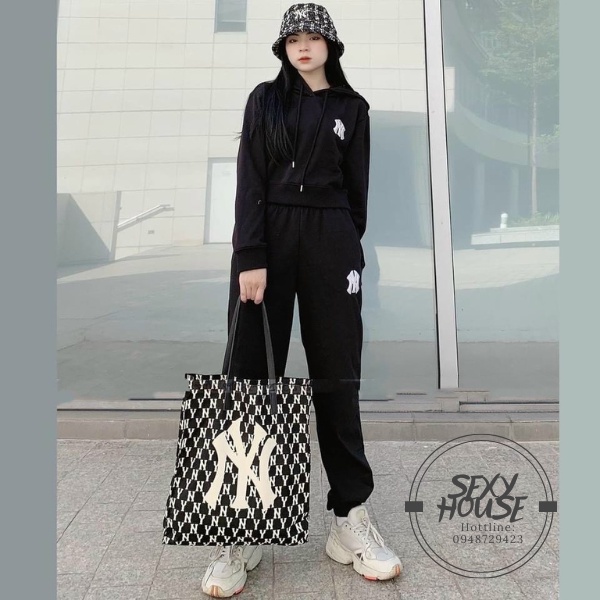 Bộ thể thao nữ, Set bộ NY vải Umi Hàn Quốc loại 1 B18 SEXYHOUSE