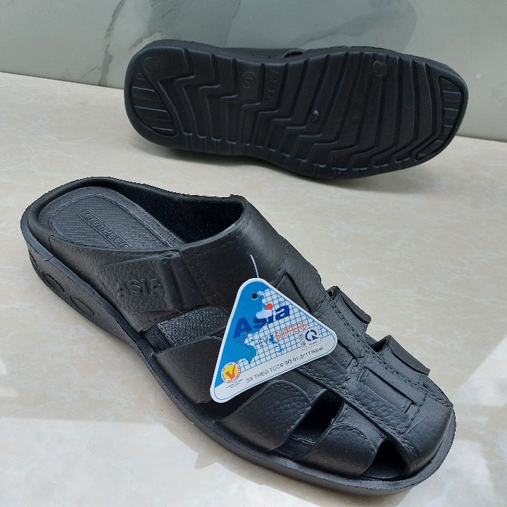 DÉP NHỰA BÍT MŨI NAM ĐI MƯA ASIA MÃ DME240- DME141