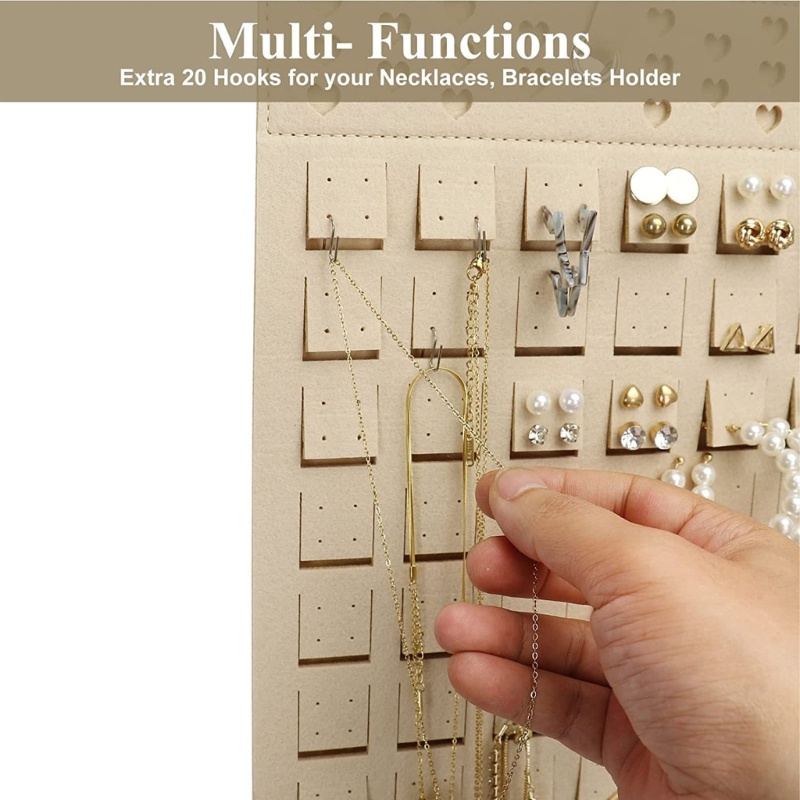 Flgo Giá Đỡ Trưng Bày Bông Tai Gắn Tường Nhỏ Gọn Dành Cho Bạn Nữ