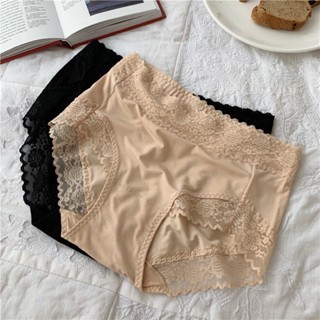 Quần Lót Nữ Cotton Lưng Cao Ôm Bụng Định Hình Nâng Mông Phối Ren Cạp Cao Gen Bụng 8895