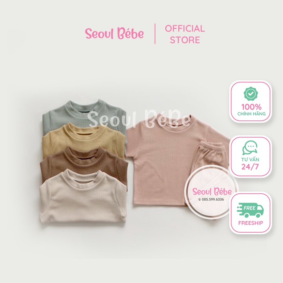 Bộ dài tay cao cổ Poly Peekaboo made in Korea
