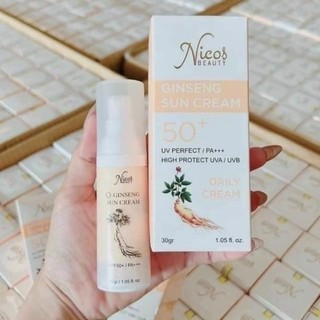 Kem chống nắng rễ sâm nicos 30gr