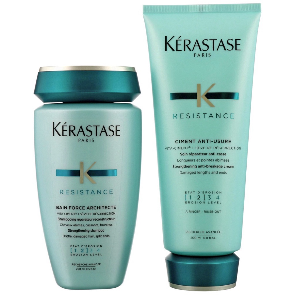 Sample mẫu thử Dầu gội phục hồi tóc hư tổn Kerastase Resistance Bain Force Architecte 10ml