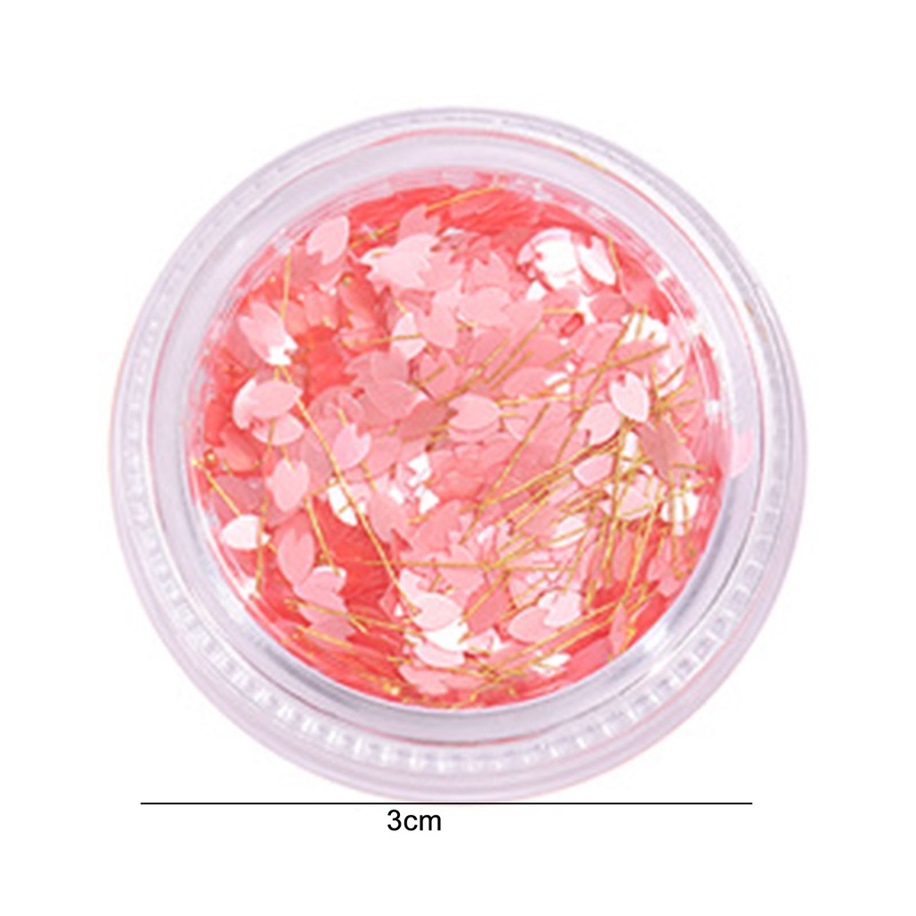 1 Hộp Sequin Siêu Mỏng Lấp Lánh Trang Trí Móng Tay Cho Salon