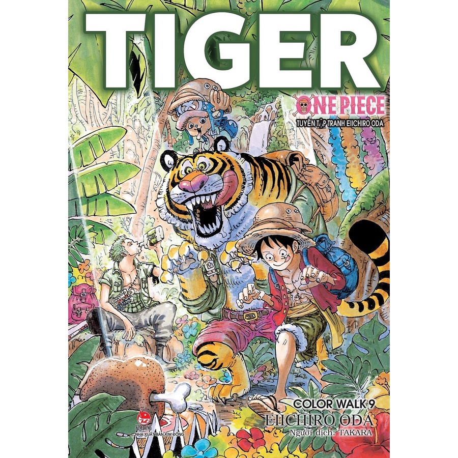 Sách - One Piece color walk Tiger - Tuyển tập tranh Eiichiro Oda - Tập 9