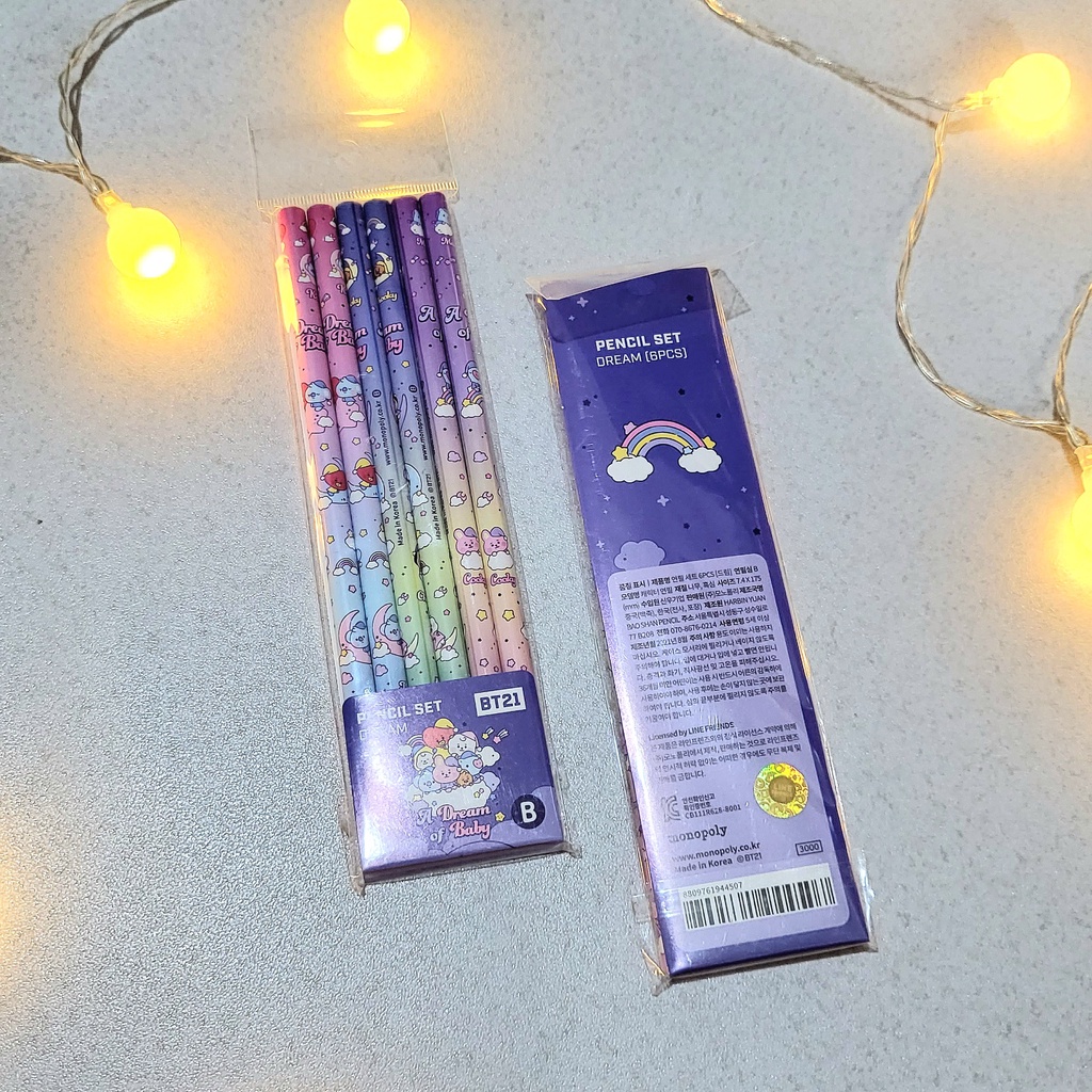 Bút chì chuốt B - BT21 phiên bản Dream of BT21