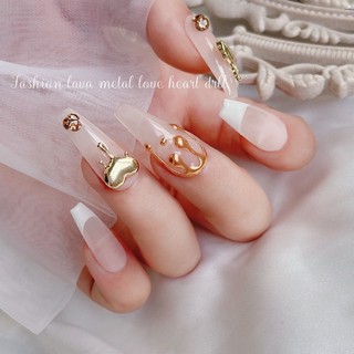 [THANH LÝ]charm Trái tim kim loại chảy