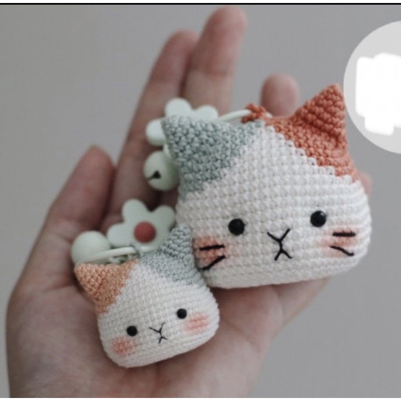 Móc khoá mèo handmade