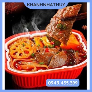 Lẩu tự sôi bò miếng trùng khánh