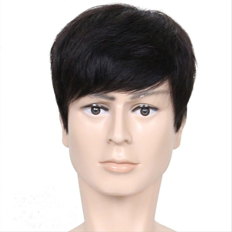 Bộ Tóc Giả Ngắn Thời Trang Cho Nam Trung Niên