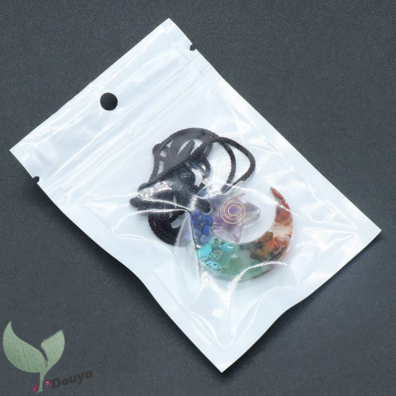 Dây Chuyền Mặt Trăng Và Ngôi Sao 7 Chakra Cho Nữ | Bảo Vệ EMF | Máy Phát Điện Năng Lượng / Vòng Cổ Yoga