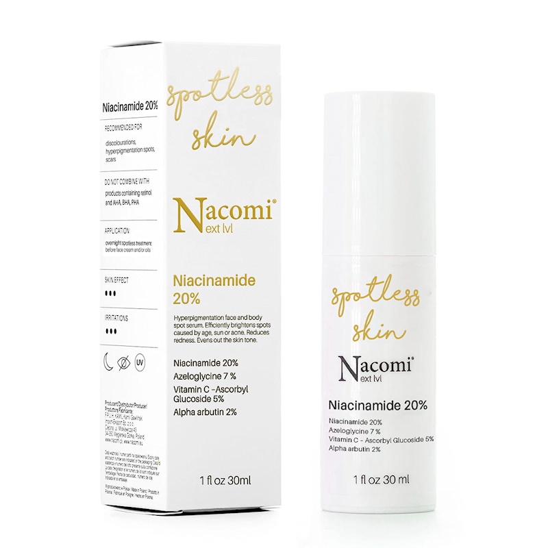 Serum Niacinamide 15% 20% 30ml giảm mụn sáng da hàng XT Ba Lan