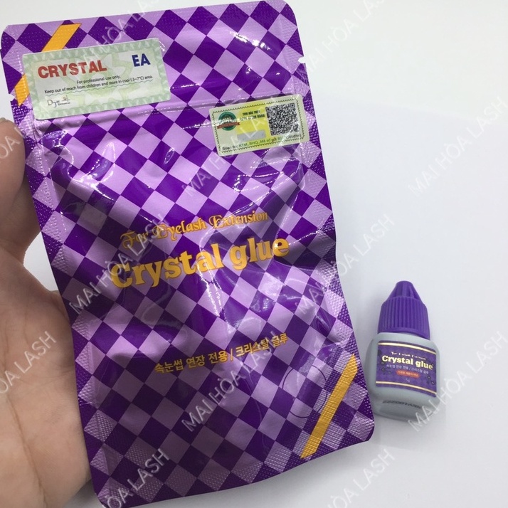 Keo Nối Mi Crystal Chính Hãng - Dụng Cụ Nối Mi - Mi Fan - Mi Khay - Mai Hòa Lash