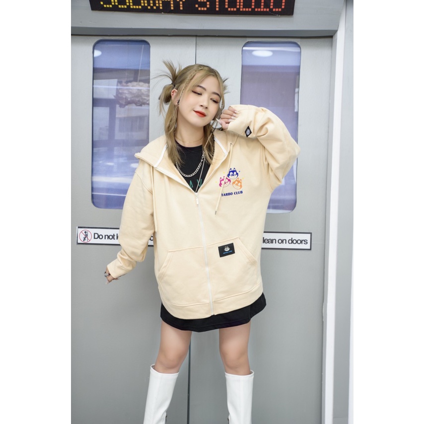 ÁO KHOÁC HOODEI ZIP LOCAL BRAND TARBO - ÁO NỈ KHÓA KÉO HD03