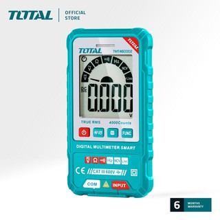 Đồng hồ đo điện vạn năng đo ac dc total tmt460002 4000 số đếm, kìm đo dòng điện tự động, đo điện áp, dòng điện