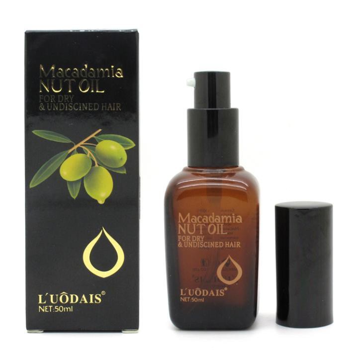 Tinh dầu dưỡng tóc MACADAMIA serum dưỡng tóc uốn Luodais NUT OIL 50ML🥰🥰