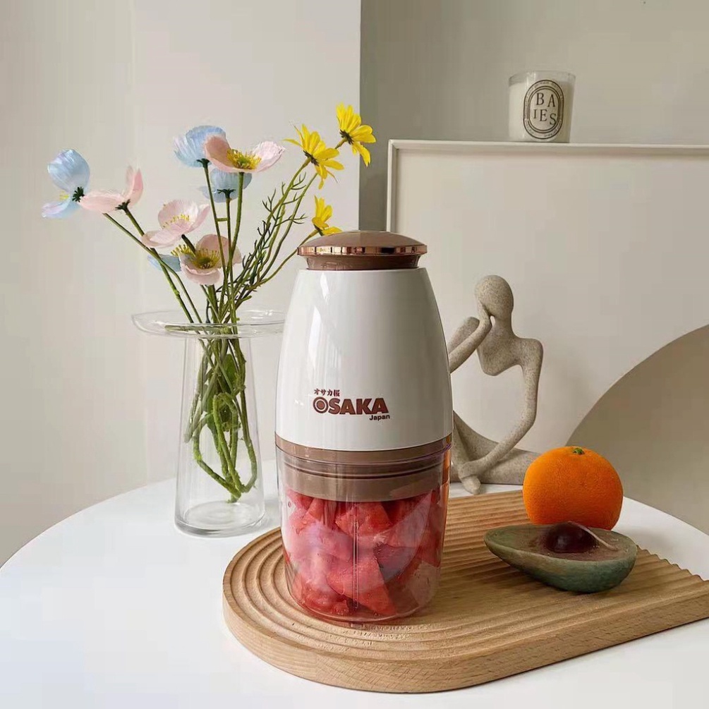 Máy Xay Sinh Tố Đa Năng Osaka Xay Thịt Cá, Xay Đá Mẫu Mới Tiện Dụng Thời Thượng LMMX02