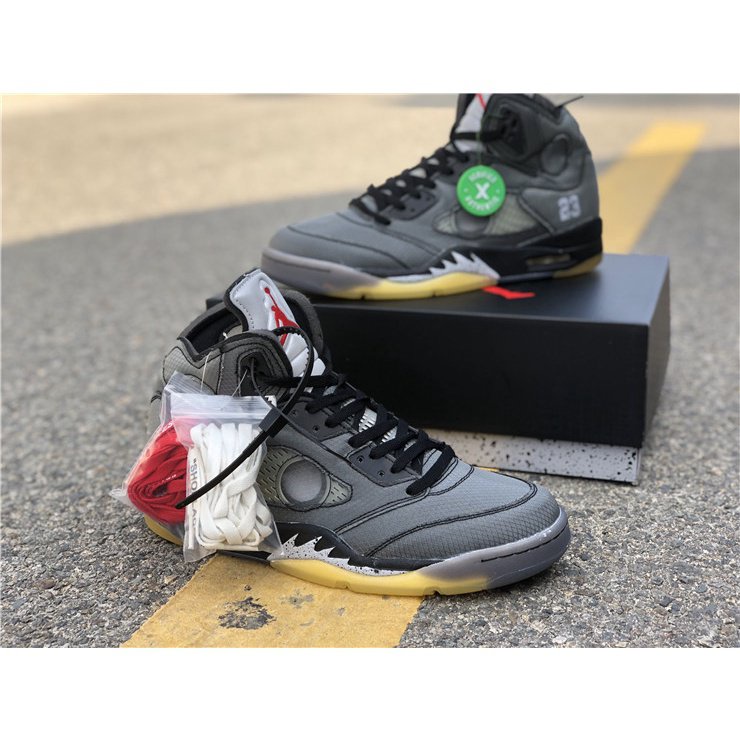 Giày Thể Thao off-white air jordan 5 muslin Thời Trang 2020 9euj