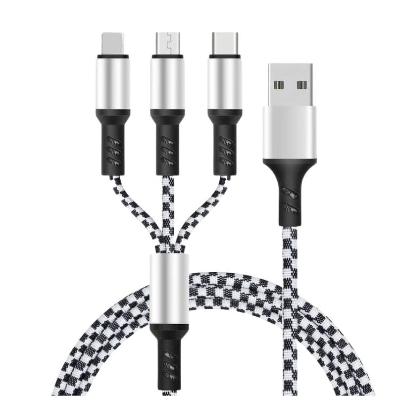 Dây cáp sạclP, TypeC,Micro usb android, dây sạc samsung cáp sạc 3 đầu tai nghe bluetooth pin dự phòng giá rẻ