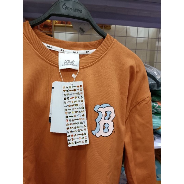 Áo nỉ chữ B MLB