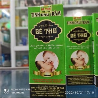 Tinh dầu tràm bé thơ chai 50 và 100ml