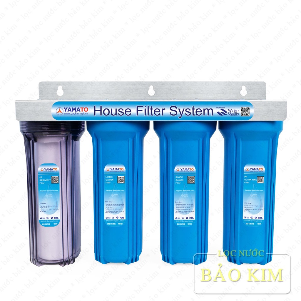 Bộ lọc nước sinh hoạt 4 cấp lọc Yamato  (YMTH10-4TX)