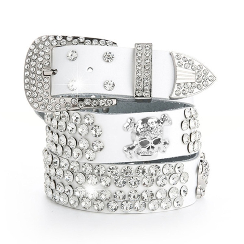 Thắt Lưng Đính Đá Lấp Lánh Phong Cách Vintage Phương Tây Cho Nữ