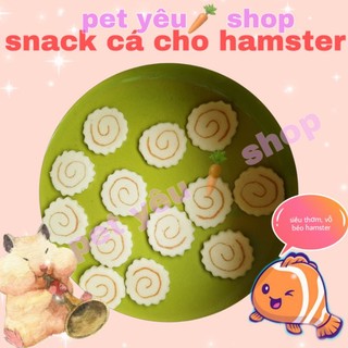 Snack cá tuyết thức ăn hamster , nhím🐻FREESHIP🐻 thức ăn vỗ béo hamster nhím