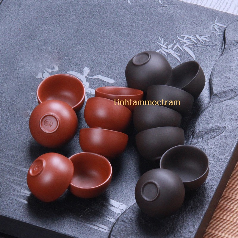 Chén trà gốm tử sa Nghi Hưng cao cấp đồ chơi trà đạo