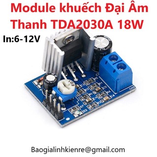 Mạch module khuếch đại âm thanh tda2030a - tda 2030