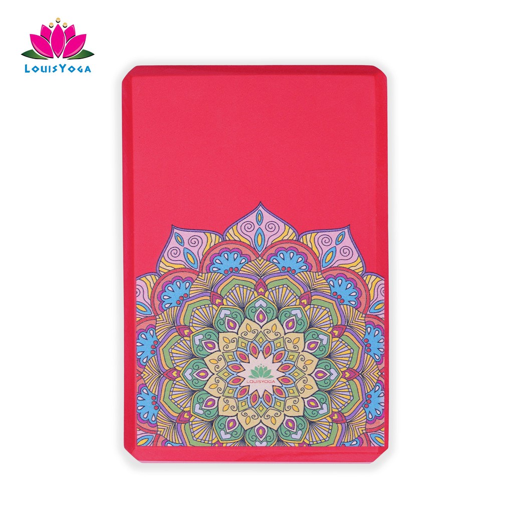 Gạch Tập Yoga Sắc Màu Hãng Louis Yoga Kích Thước : 23x15x7.6cm. Trọng Lượng 220g