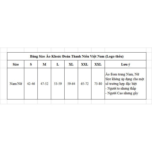 ÁO KHOÁC ĐOÀN THANH NIÊN VIỆT NAM