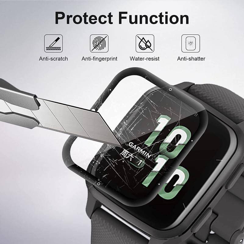 Phim Dán 3D Bảo Vệ Màn Hình Chống Trầy Cho Garmin Venu SQ 2 2s Music Vivoactive 4 4S HD Garmin Forerunner 955 245 945 255 255s