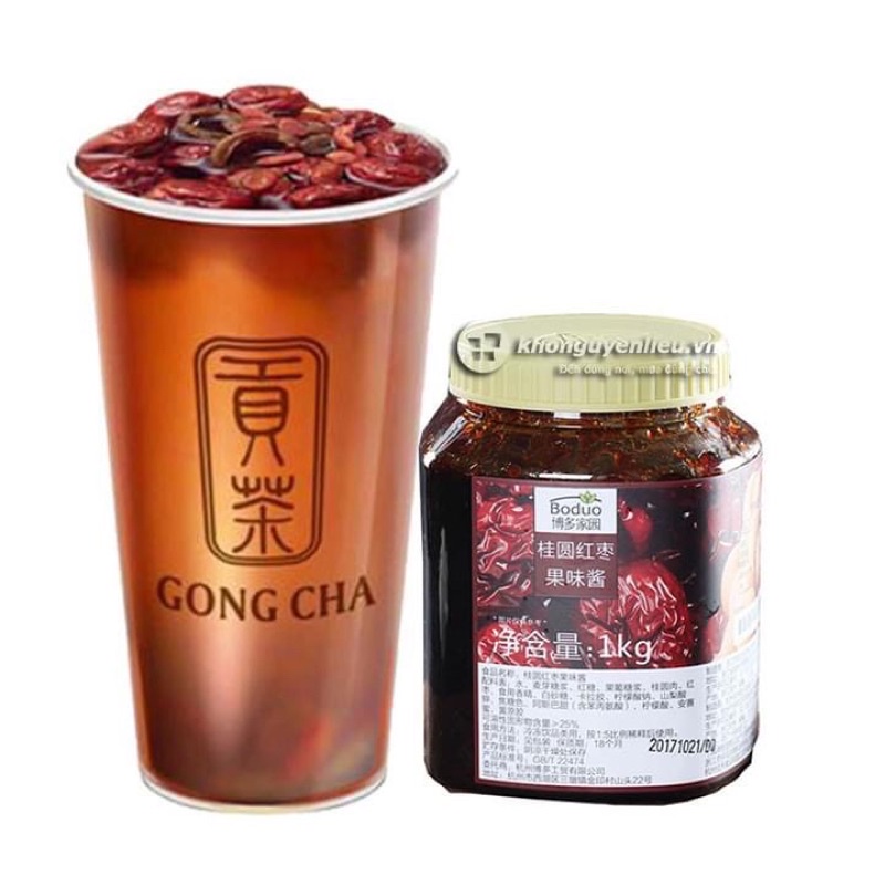 Mứt sốt boduo long nhãn táo đỏ 1kg