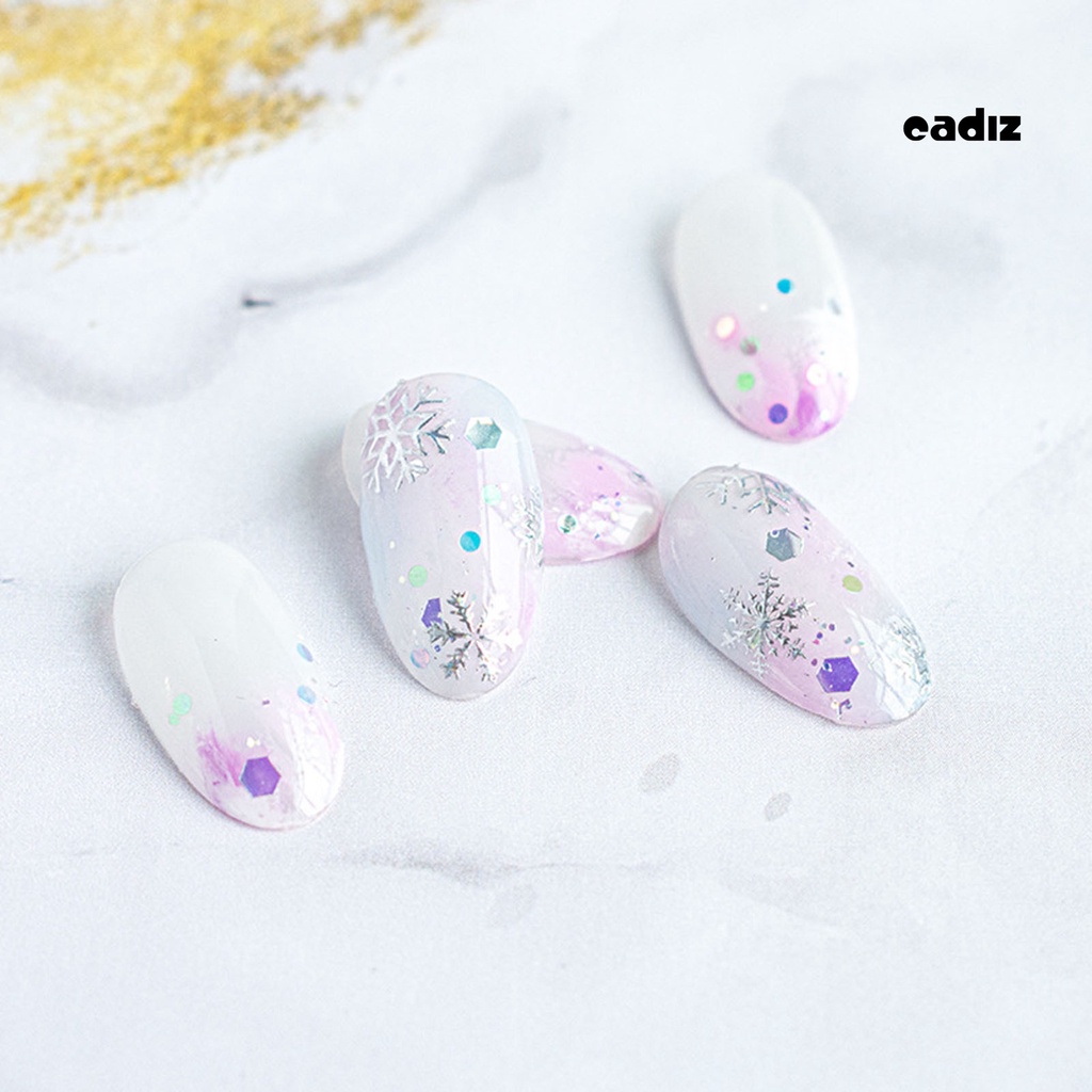 Miếng Dán Trang Trí Móng Tay Không Phai Siêu Mỏng Họa Tiết Giáng Sinh