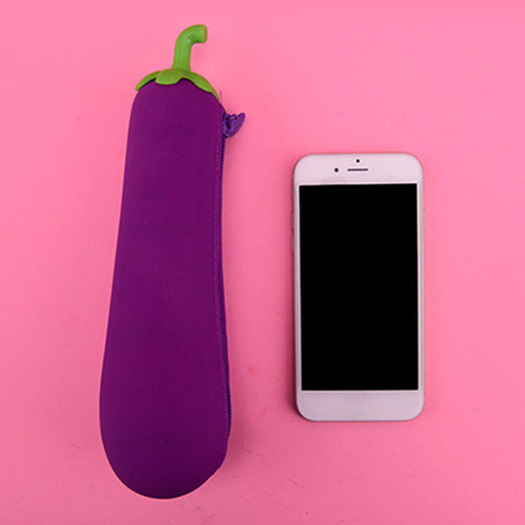 Bóp Viết Silicone Hình Củ Cà Rốt Dễ Thương